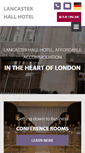 Mobile Screenshot of lancaster-hall-hotel.co.uk